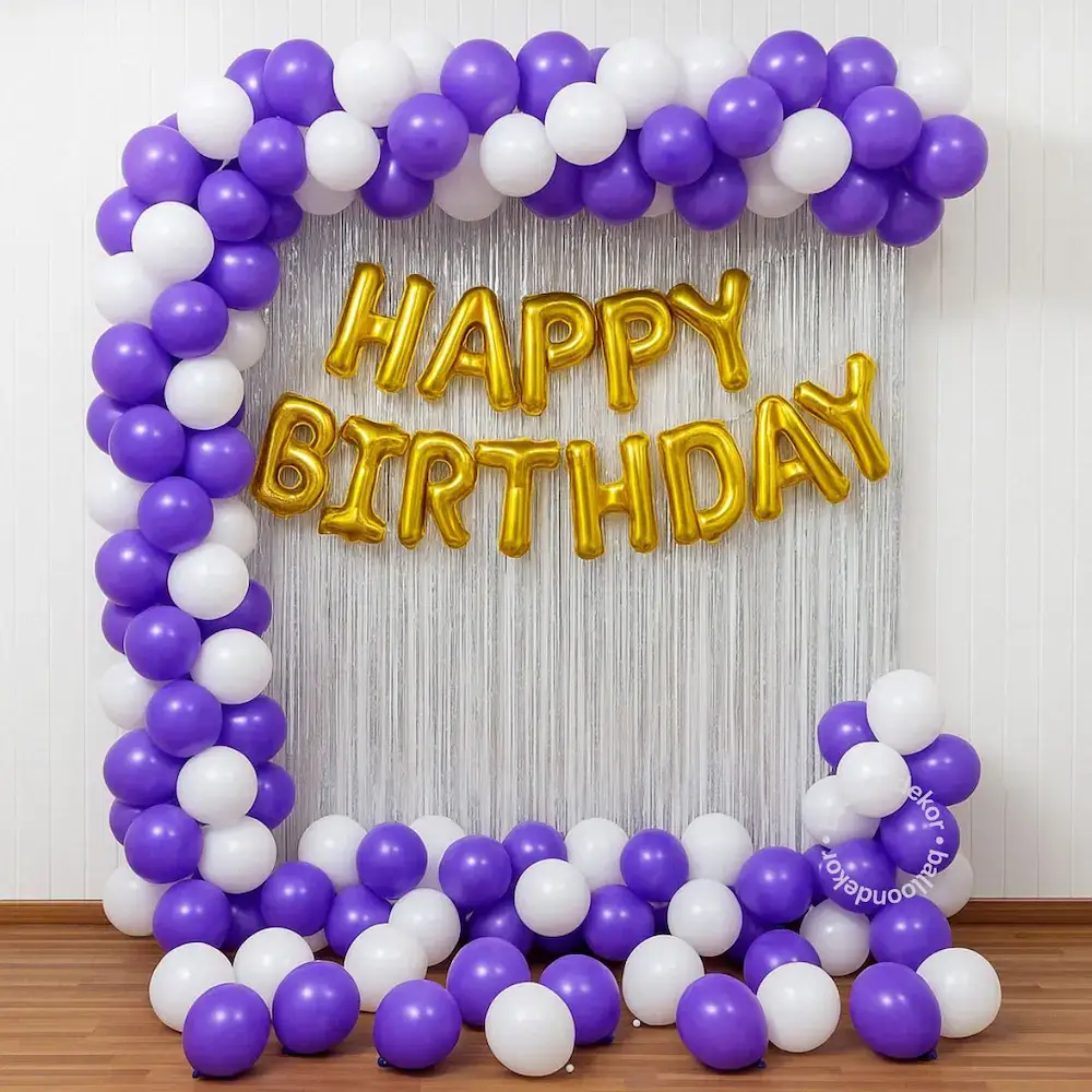 Happy Birthday Backdrop Decoration
