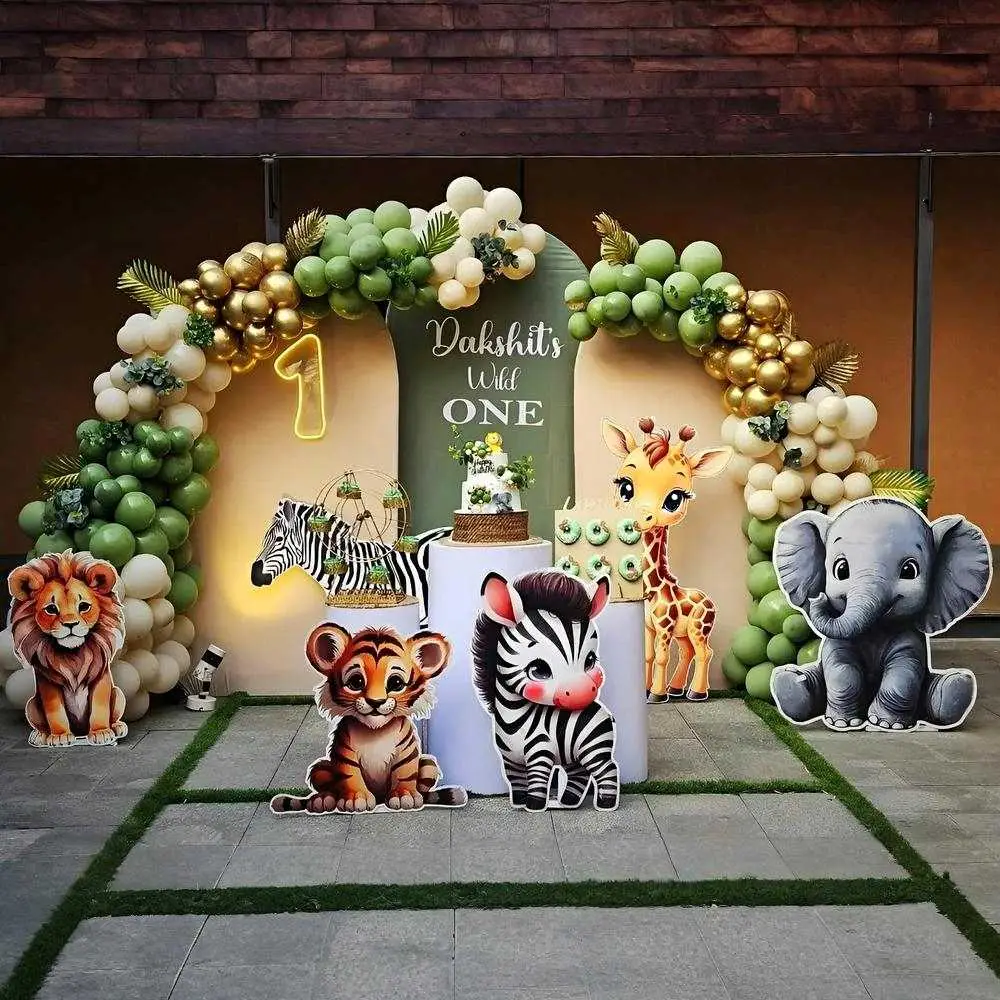 Jungle Safari 1st Birthday Theme Decor