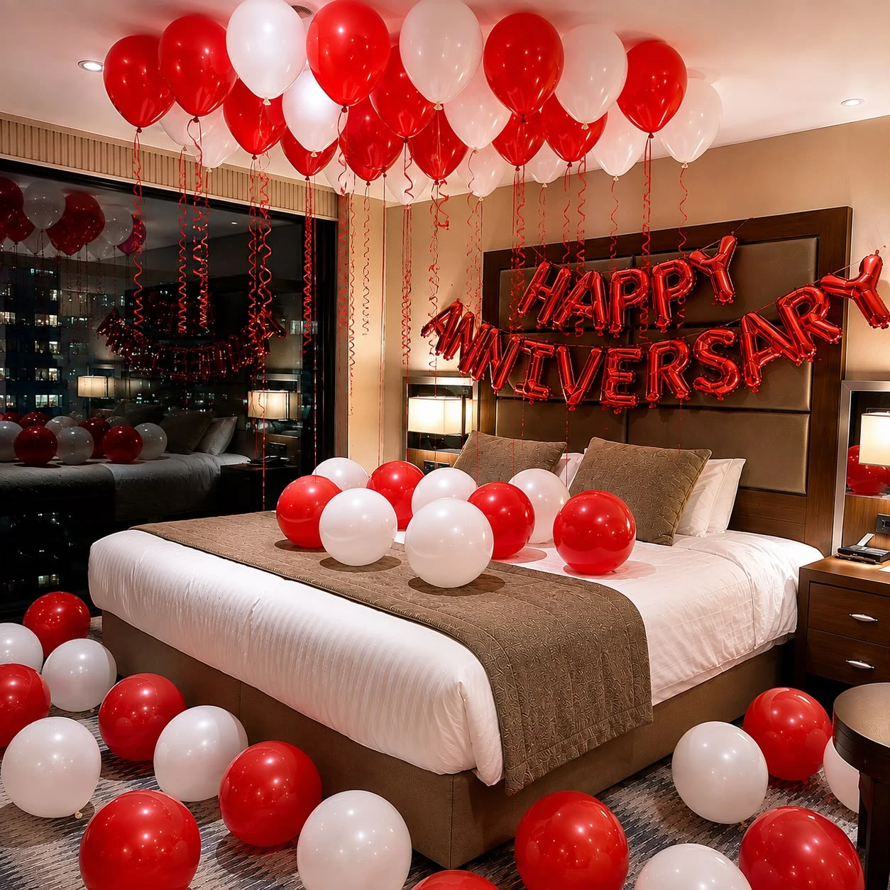 Romantic Room Anniversary Decor