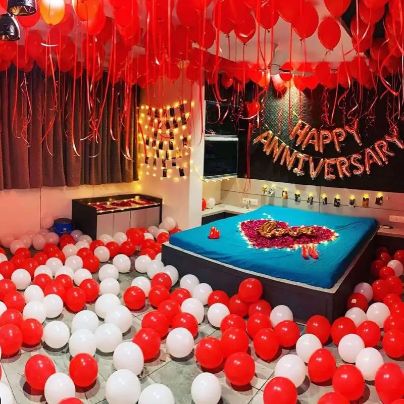 Romantic Anniversary Room Decoration