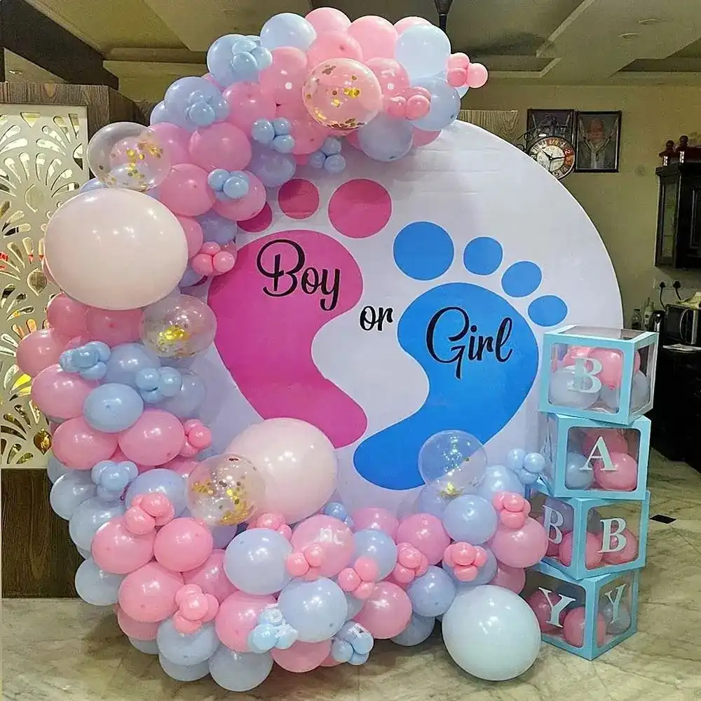 Baby Shower Backdrop Balloon Decoration