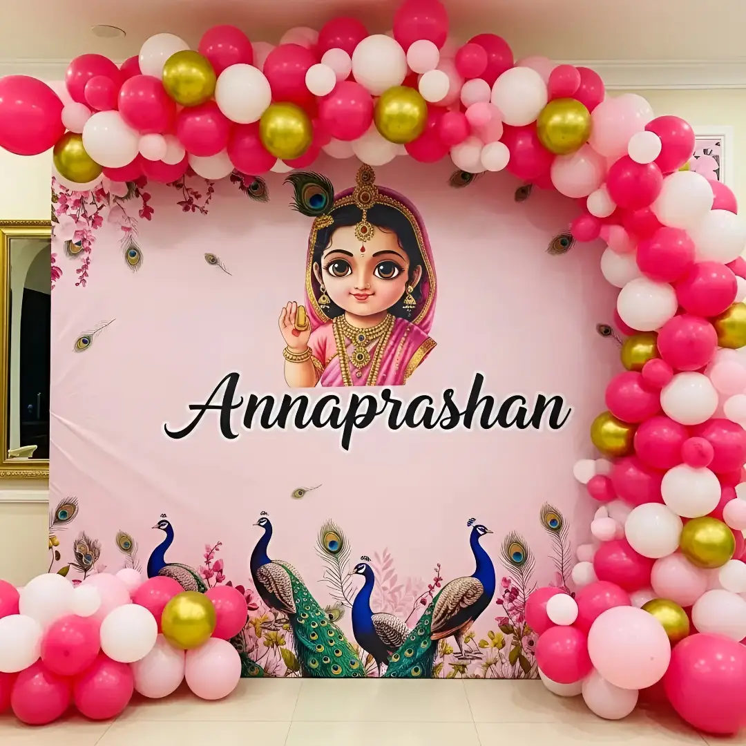 Annaprashan Special Backdrop Decoration